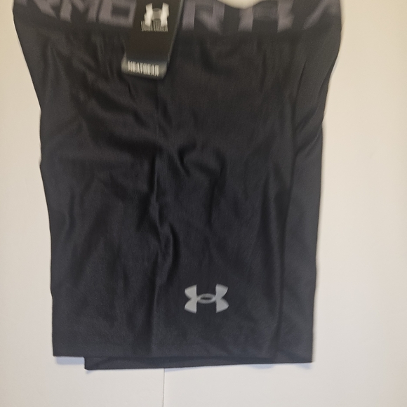 Men's Under Armour 1289566 UA HeatGear Armour Black Compression Shorts - Picture 8 of 15